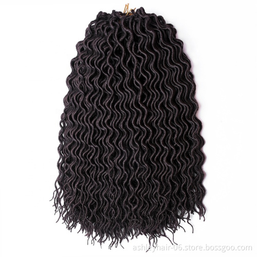 18in 24strands  spot   japanese  ombre kanekalon curl faux  locs afro  synthetic  braid  hair